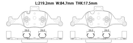 ซื้อ 34106888482 BMW แพดเบรค online manufacture