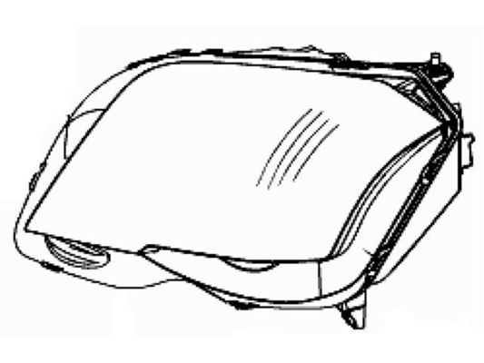 2048208859 ไฟหน้าสําหรับ MERCEDES-BENZ GLK-CLASS (X204)