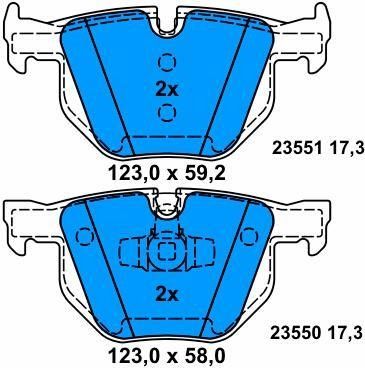 กันไฟ 34216769105 แปดเบรกรถยนต์ทนความเหนื่อยสําหรับ BMW X1 E84