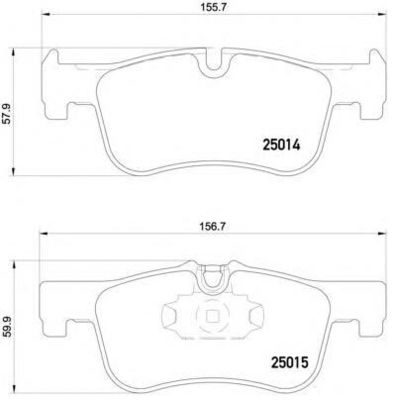 34116850567 แพดเบรคอัตโนมัติ BMW 1 F20 ระบบเบรคอัตโนมัติ กันสนิม