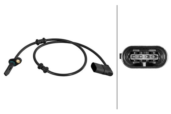 Mercedes Benz 2539052400 ชาซีอะไหล่ ABS เครื่องตรวจจับความเร็วล้อด้านหลัง